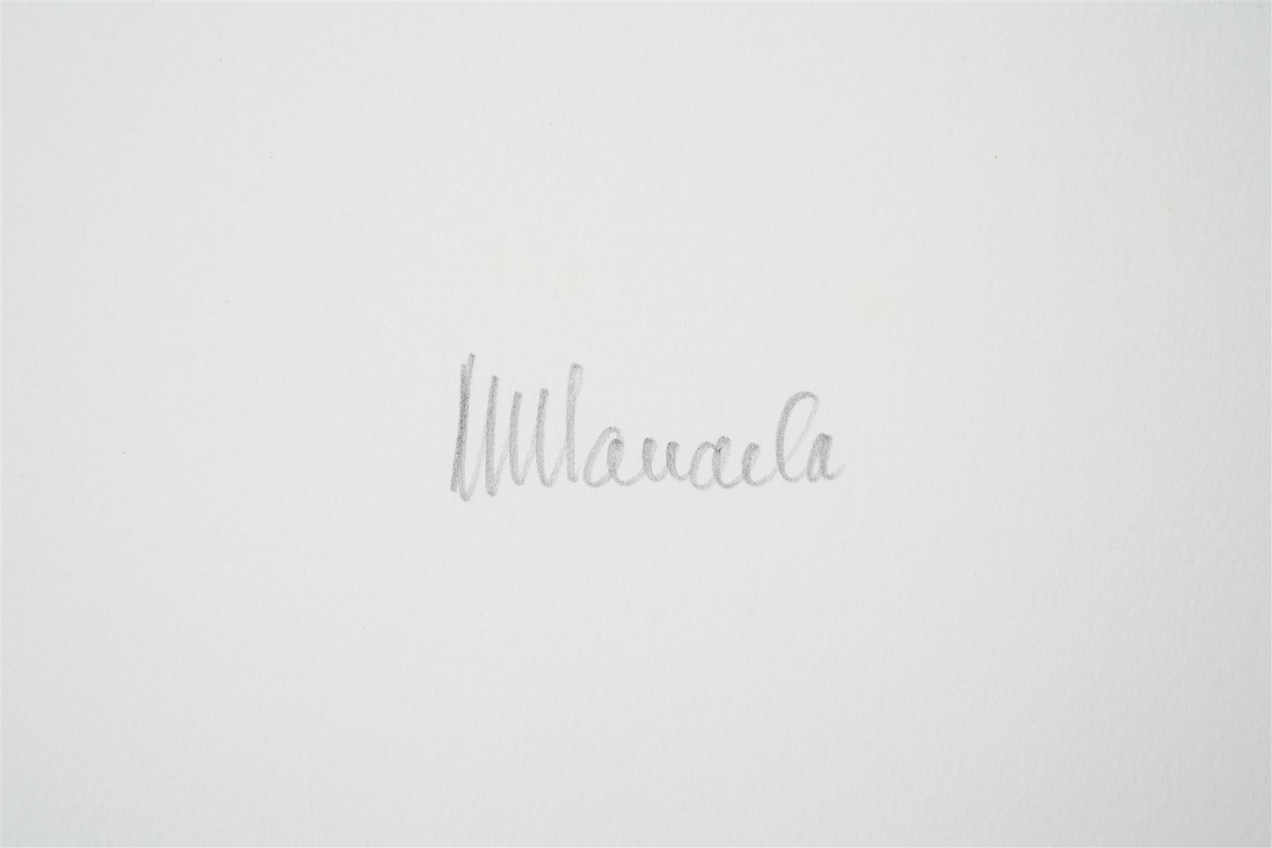 Nelson Rolihlahla Mandela (South African 1918-2013): 'My Robben Island' - ' 'The Church' 'The Lighthouse' 'The Cell' 'The Window' 'The Harbour' 'Motivation', set of six lithographs in colours signed and numbered EP 5/10 edition 500 in pencil with blindstamp, pub. by the Belgravia Gallery, 2002,  66cm x 50cm, together with original box (6) (unframed)