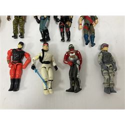 Group of twenty nine G.I.Joe 1980s mini figures, along with further unassociated miniature figures and accessories 