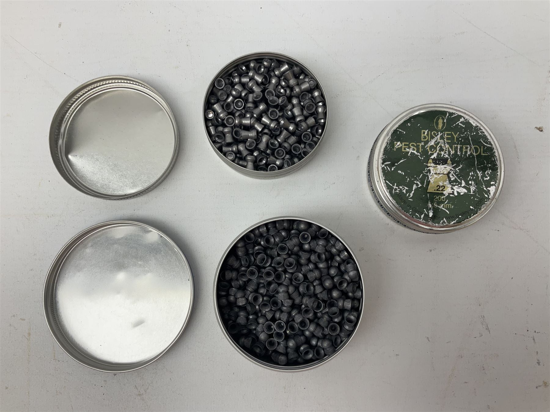 Webley Hurricane .22 air pistol with over lever action and thumb safety L27cm; Webley Premier .22 air pistol with over lever action No.816; part Diana model 2 air pistol; and quantity of .22 pellets in three tins