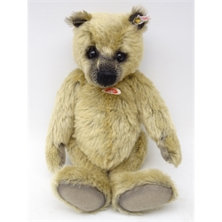  Steiff limited edition mohair teddy bear 'Sam', as new with tags and original box, L35cm   