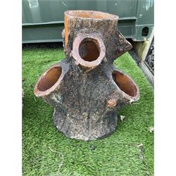 Pair of terracotta tree planters - THIS LOT IS TO BE COLLECTED BY APPOINTMENT FROM DUGGLEBY STORAGE, GREAT HILL, EASTFIELD, SCARBOROUGH, YO11 3TX