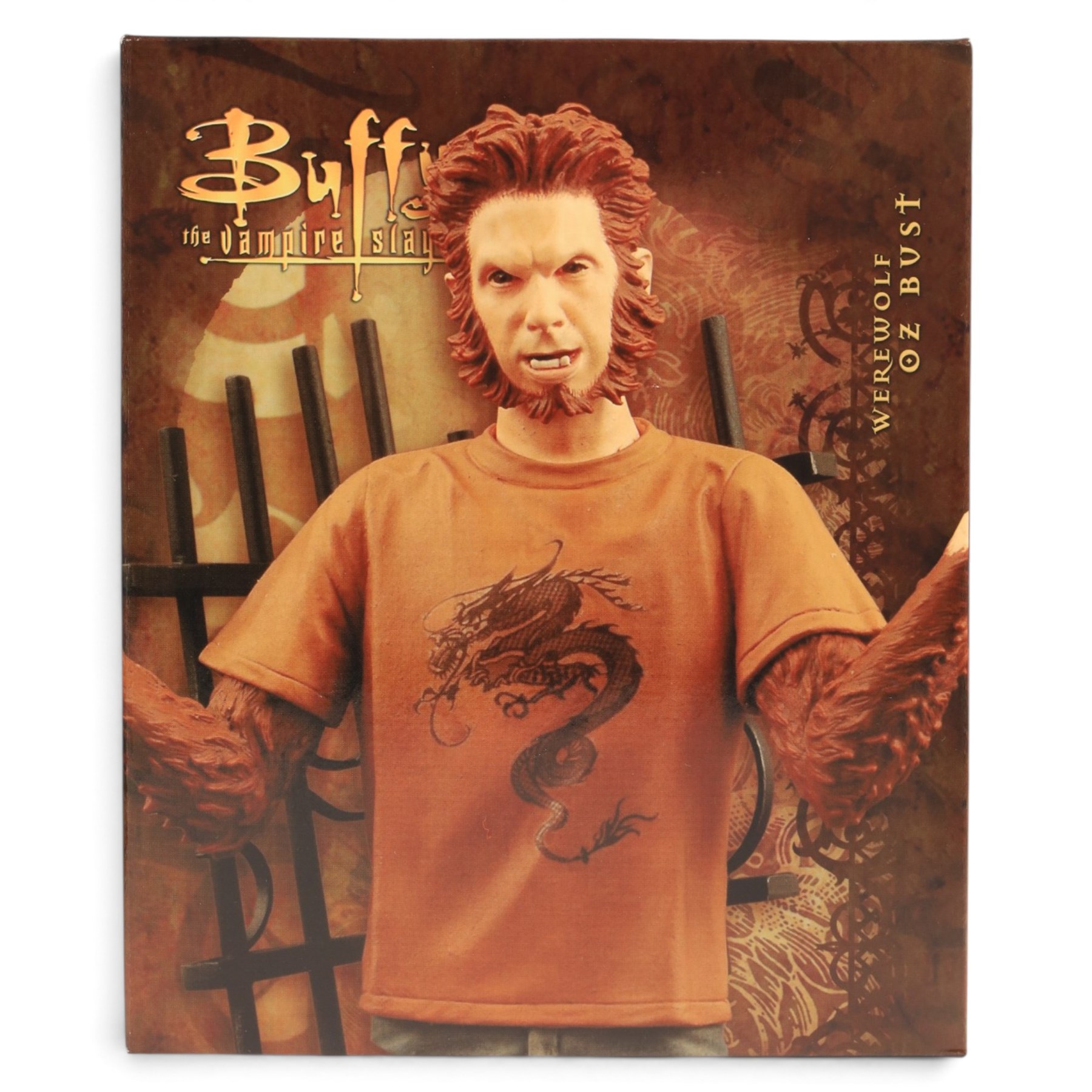 Buffy The Vampire Slayer figures and playsets, comprising Diamond Select Toys Library Playset, Willow & Tara figure pack and limited edition Book of Vengeance figure set, Gentle Giant Werewolf Oz Bust and a limited edition Oz pre-production sample figure, all boxed