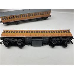Ace Trains '0' gauge - EMU/MET four-car electric multiple unit with teak finish; boxed with instructions