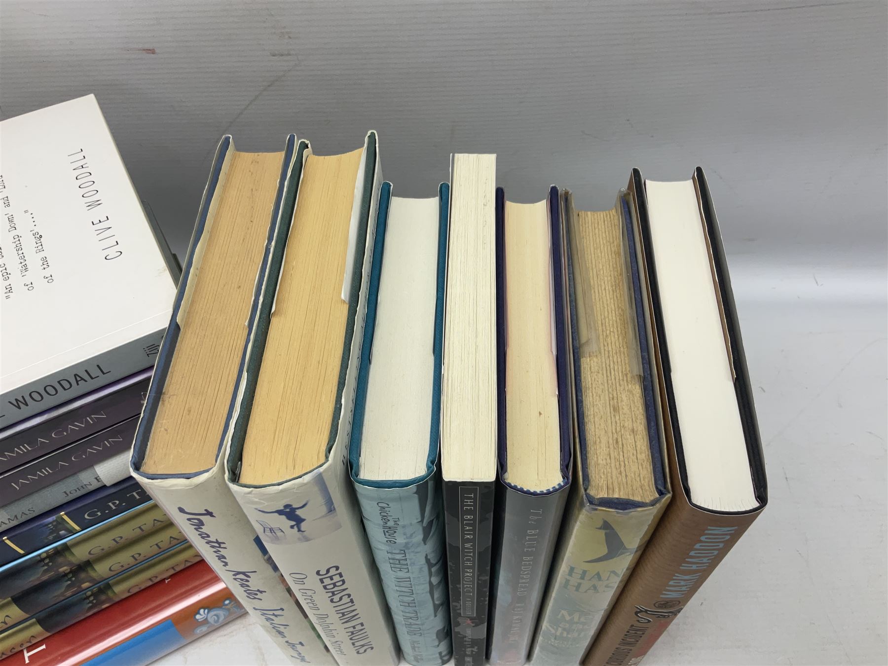 Collection of first edition books, to include John Boyne; The Boy in the Striped Pyjamas, limited edition 910/1000, singed by author, Jasper Fforde; The Eyre Affair, signed by author, Mark Haddon; The Curious Incident of the Dog in the Night-time , D.A.Stern; The Blair Witch Project: A Dossier, etc (16)