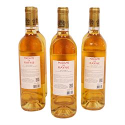 Madame de Rayne 2013 Sauternes, 750ml, 13.5% vol, six bottles