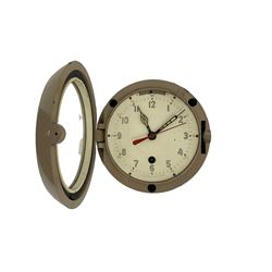 Cold War 1970's Russian bulkhead submarine clock in an 8