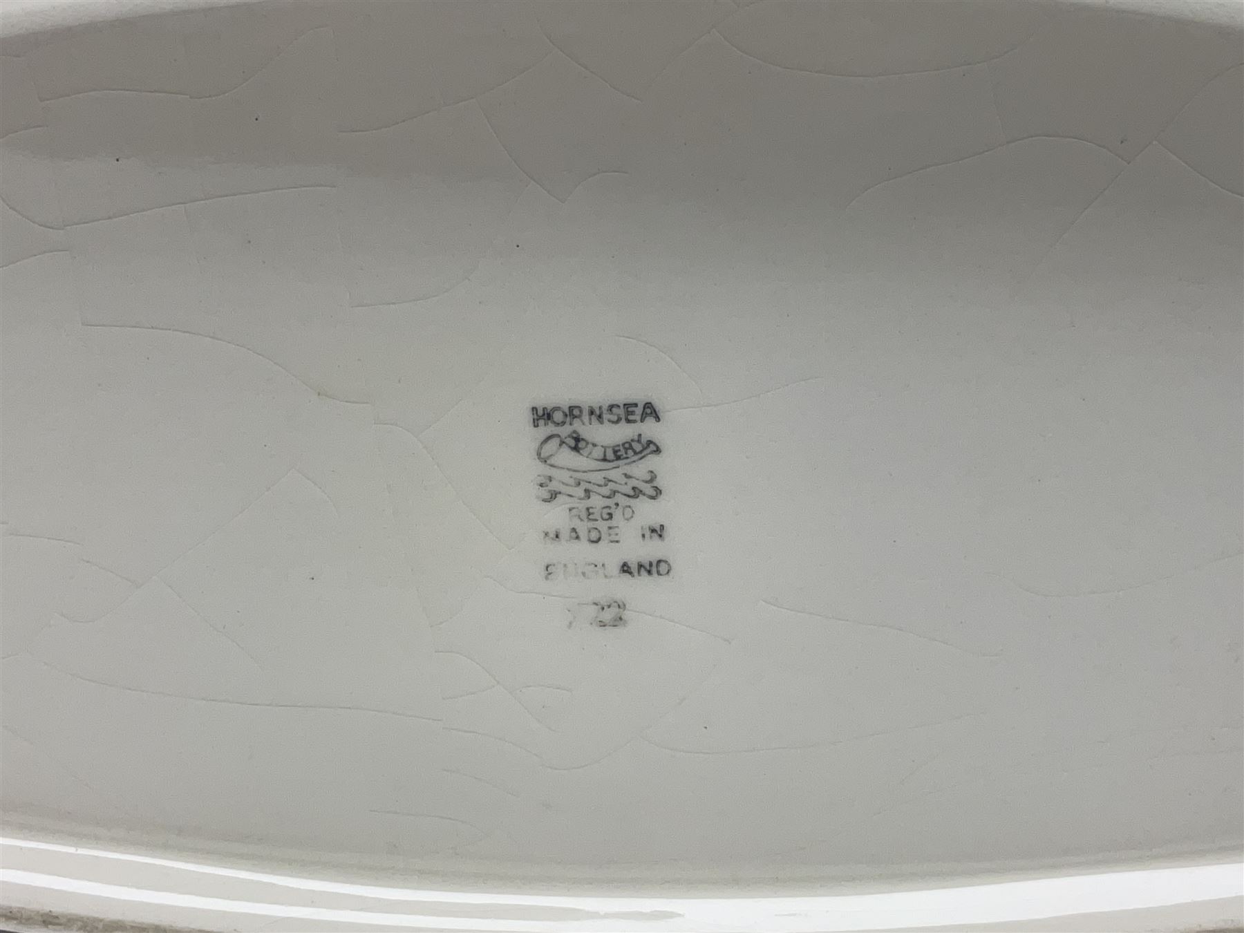 Hornsea Pottery vase, Pisces, circa 1961, designed by Ronald Mitchell, with stamped mark beneath, H21cm