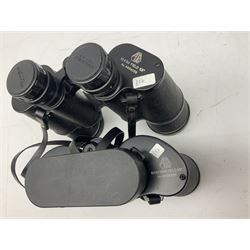 Six cased pairs of Pentax binoculars, comprising 10x50 Field, no. 604, Asahi 7x50, Asahi 10x50, Asahi 8x40, Asahi 16x50,  Asahi 10x50 No. 62611