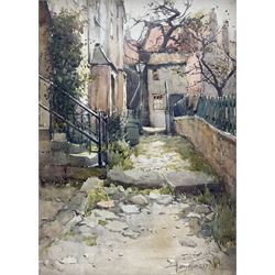 Harry Wanless (British c1872-1934): Bloomswell Robin Hood's Bay, watercolour signed 32cm x 23cm
Provenance: direct from the artist's family, part of a collection never previously seen on the market