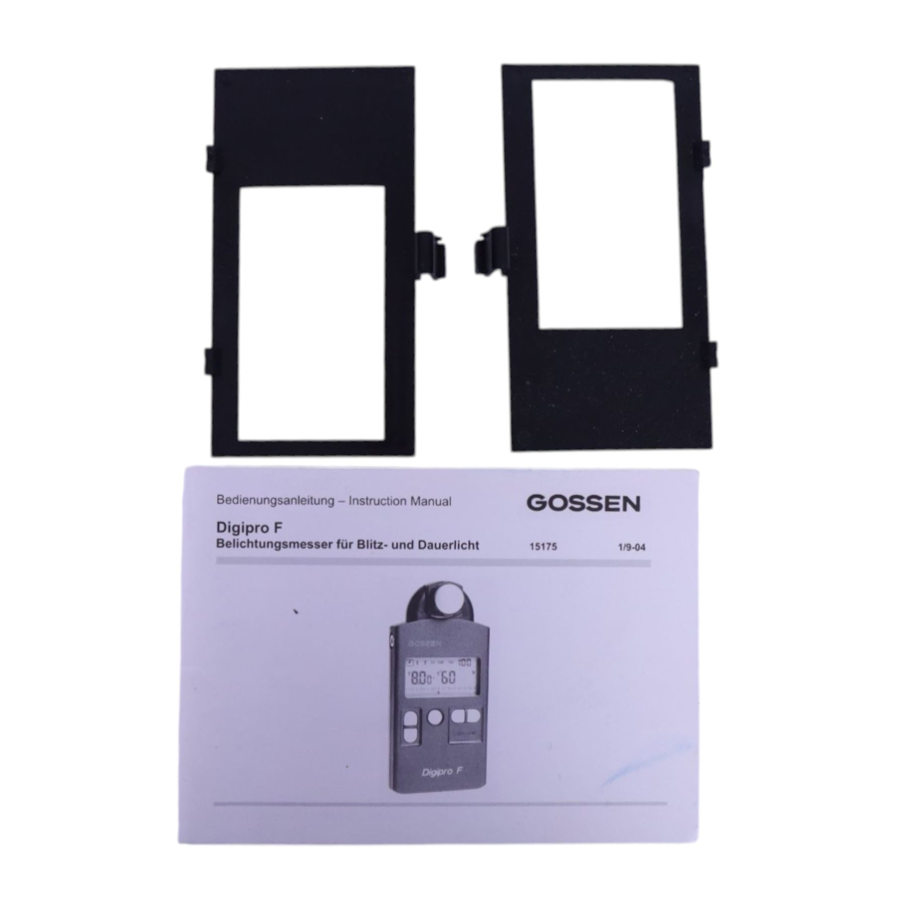 Miops Splash Water Drop Kit and Holder Kit, both boxed, together with a Miops camera trigger and a Gossen Digipro F exposure metre