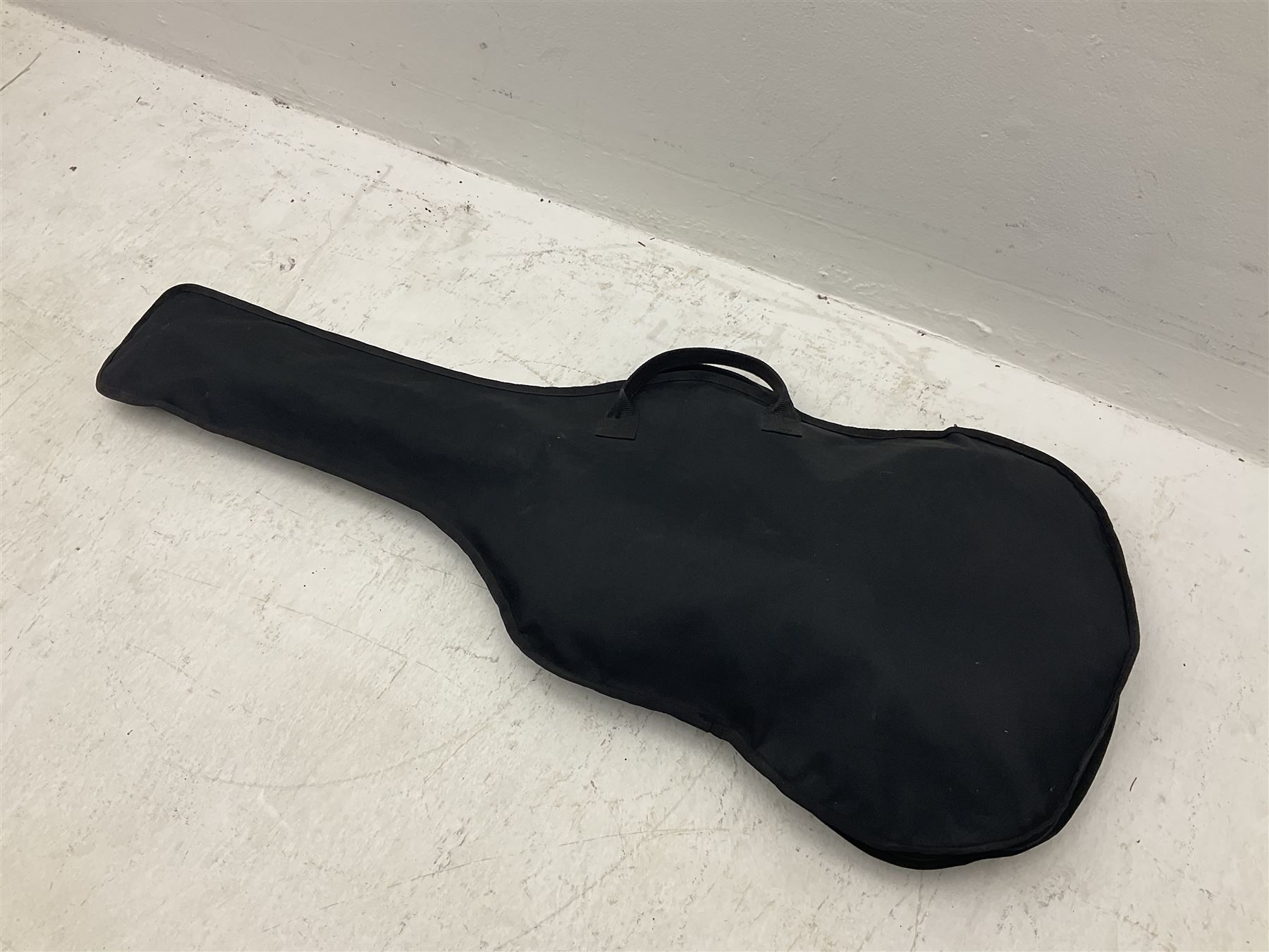 Fender Squier Strat Affinity six-string electric guitar with 20th anniversary plaque verso, serial no.CY20815325 L99cm; in soft carrying case