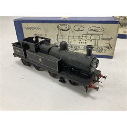 ‘00’ gauge - three kit built steam locomotives comprising GER Class S69/B12 4-6-0 no.1510 finished in GER blue, with McGowan Models box; Aspinall Class 1008 2-4-2T no.50887 finished in BR black, with McGowan Models box; MR/LMS Class 1P 0-4-4T no.1268 finished in LMS black with Craftsman Models box (3) 