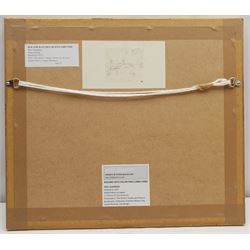 Roland Batchelor RWS (British 1889-1990): 'Pier Guernsey', watercolour and ink unsigned, painted in 1975, 17cm x 24cm 
Provenance: artist's studio; collection of Grant Waters; with Louise Kosman, Edinburgh; then with the Ariel Gallery, Lavenham, where purchased by the vendor