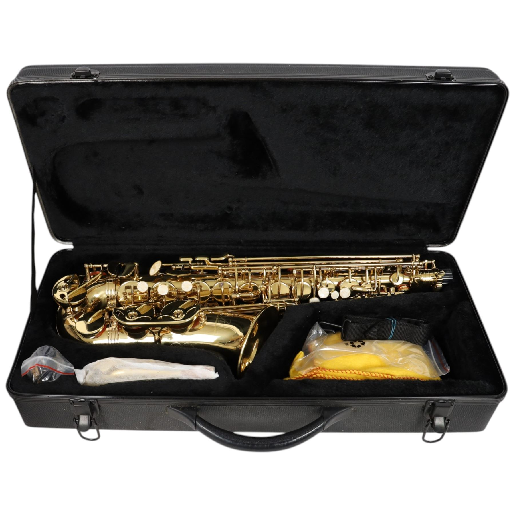 Volt Voggenreiter alto saxophone, contained within hard fitted carrycase and original box