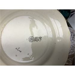 Five Goebel Hummel figures including Trumpet Boy, Max and Moritz and Soloist, Doulton Lambeth miniature tankard, Caithness Paisley Twist paperweight, Duchess Winchester tea and dinner wares and a collection of other ceramics and glassware, etc, in five boxes