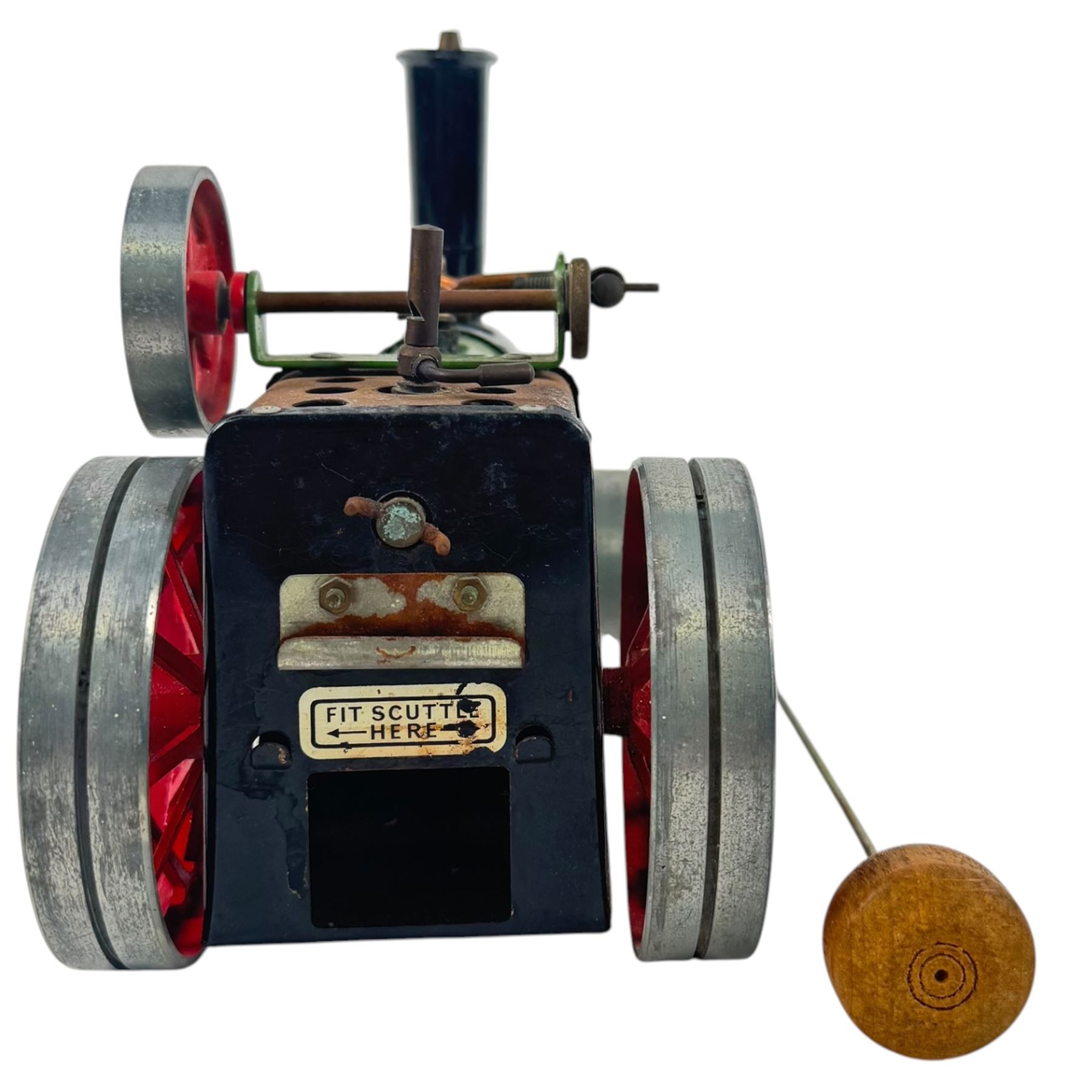 Mamod TE1A traction engine, Schuco Micro Jet and Micro Racer models and a Corgi Toys Chitty Chitty Bang Bang diecast model car