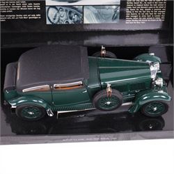 Minichamps 1:18 scale Bentley Speed Six - The Blue Train Car, boxed