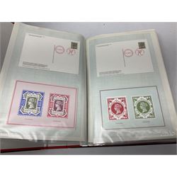 Various Royal Mail PHQ cards, first day covers, World stamps including Poland, Uruguay, Pakistan etc, housed in sixteen albums / folders, in one box