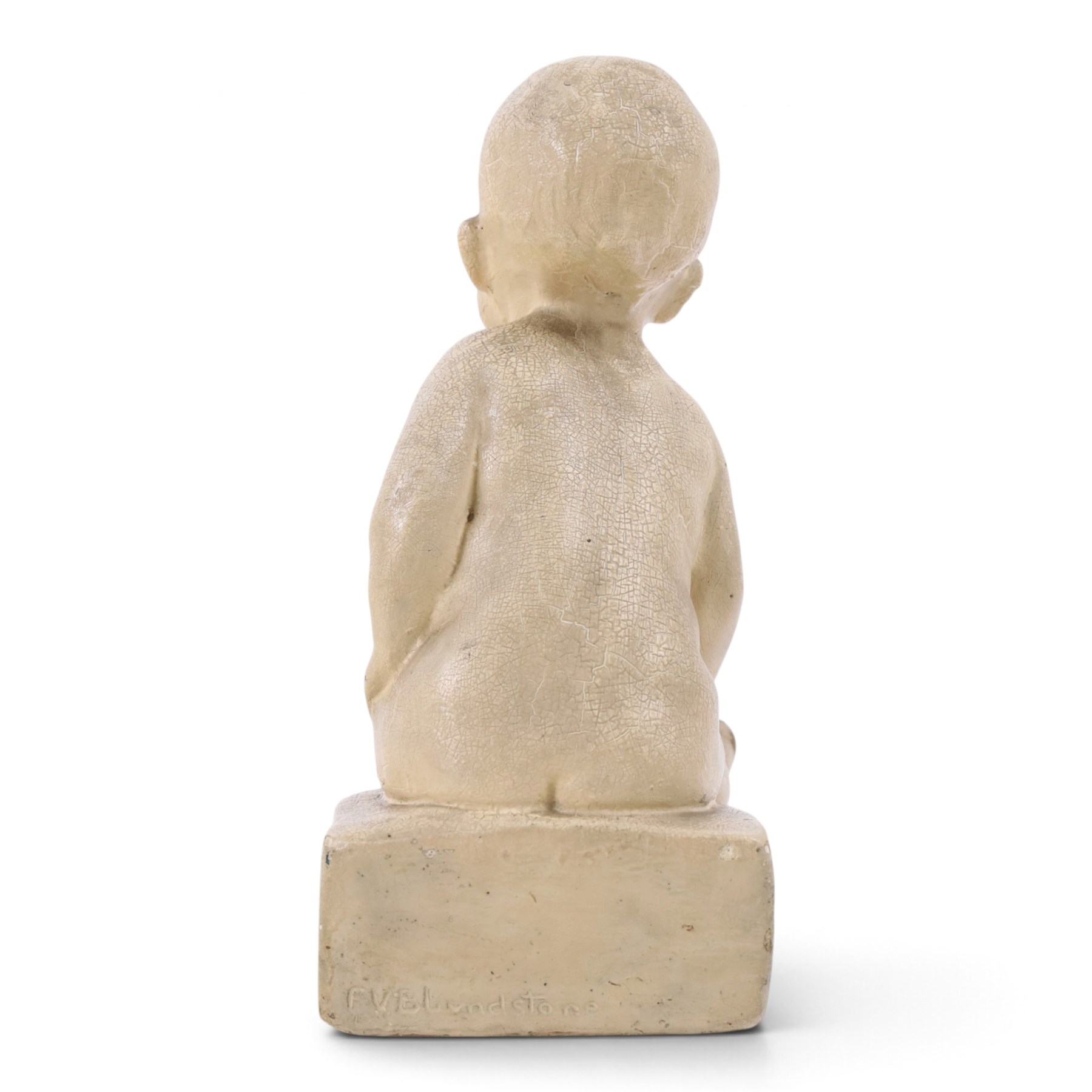 Ferdinand Blundstone 'The Boss' sculpture, signed reverso, H20cm