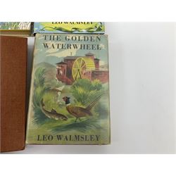 Leo Walmsley: a collection of Novels mostly 1st ed. including Phantom Lobster, signed by the author, Love in the Sun, The Happy Ending, Angler's Moon, Sally Lunn, The Silver Blimp, Love in the Sun, Paradise Creek, Fishermen at War, Golden Waterwheel, Sound of the Sea, etc (16)