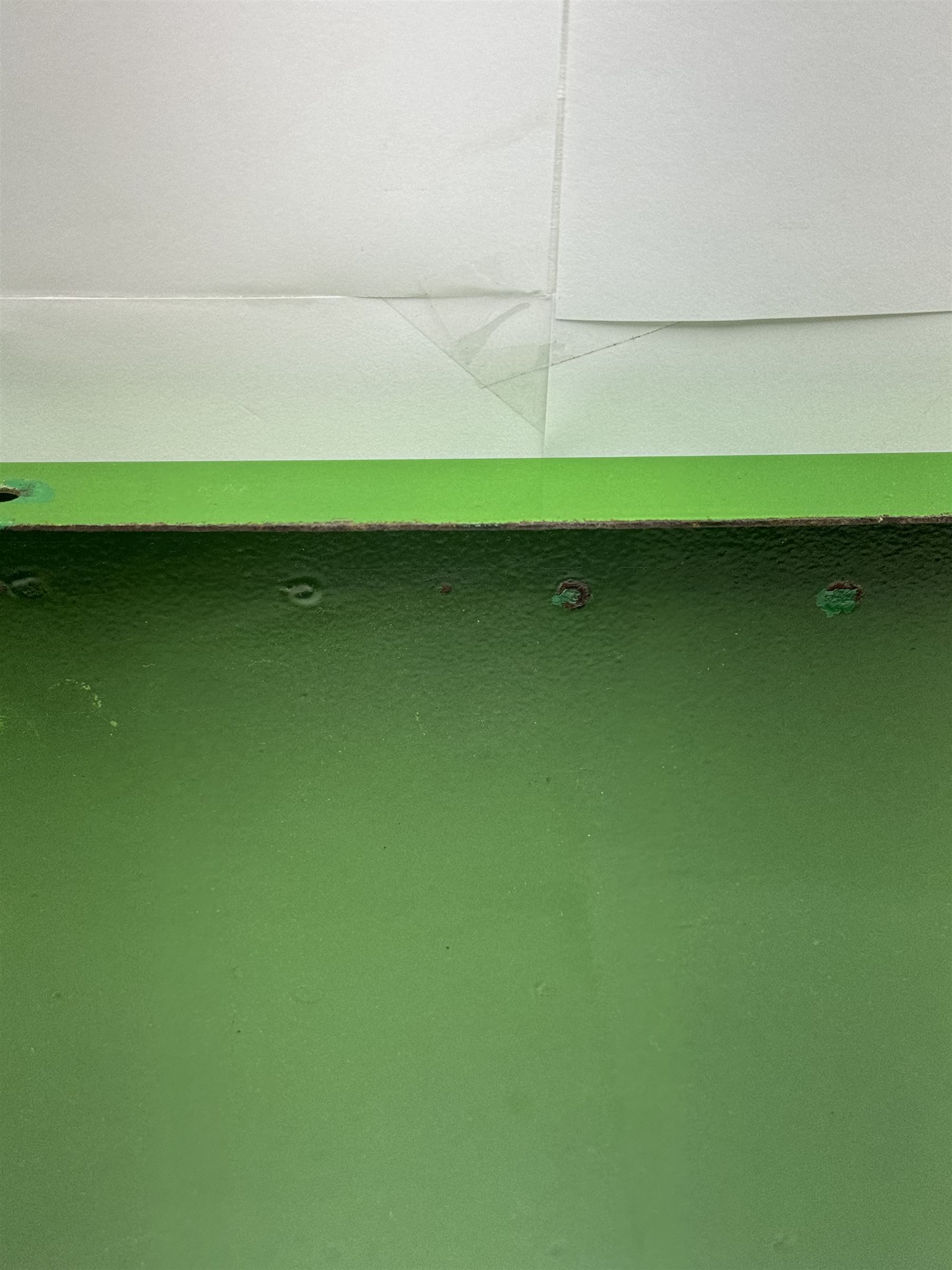 Wills's Woodbine enamel advertising sign, with white and black lettering on a green ground, W73.5cm, H23cm