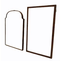 Mahogany framed easel mirror and another mirror (2)