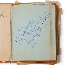 1960s autograph book, with signatures including John Lennon, Keith Richards, Bill Wyman, Dusty Springfield, Cilla Black, Helen Shapiro, etc