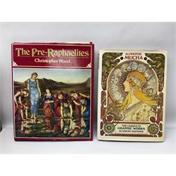 Collection of antiques reference books, mainly art, including The Pre-Raphaelites, Burne & Jones, Van Gough, The Art of Beatrix Potter, Faberge, Princely Treasures etc