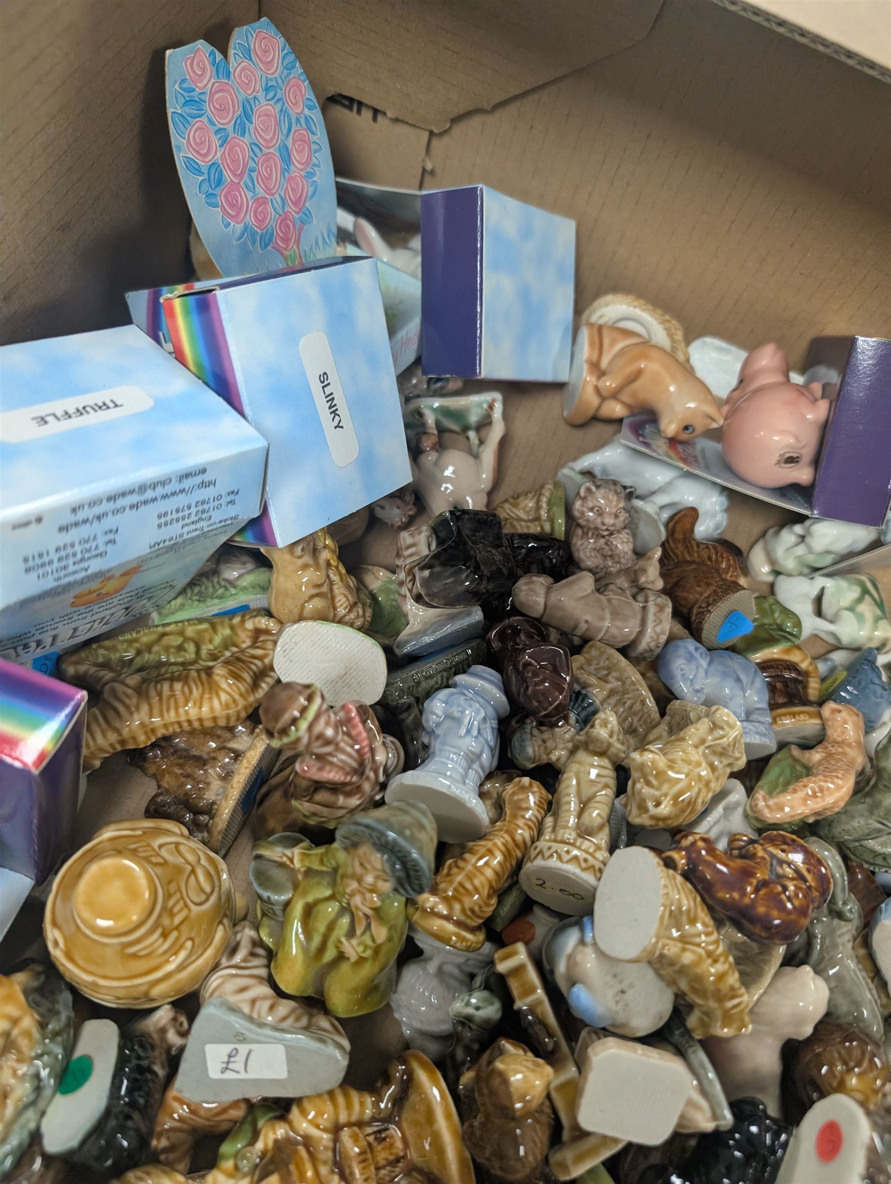 Large collection of Wade Whimsies, including Pocket Pals, Disney etc