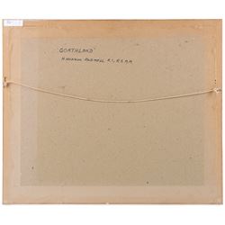 Harry Hudson Rodmell (British 1896-1984): 'Goathland', watercolour signed beneath mount, titled verso 28cm x 38cm 