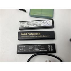 Canon EOS 1n Digital camera body, serial no. 260436, with 'Canon Zoom Lens EF 35-80mm 1:4-5.6 II Canon Inc. 52mm' lens, Kodak Professional DCS 520 digital module, and charger, serial no. K520C03165, together with Nikon F5 camera body with Kodak Professional DCS 760 digital module and charger, serial no. K760C03802