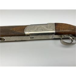 French Verney Carron 12-bore over-and-under double barrel boxlock ejector sporting gun, 71cm barrels, walnut stock with chequered grip and fore-end and thumb safety, serial no.336224X, L115cm RFD ONLY AS BARRELS MARGINALLY IN PROOF