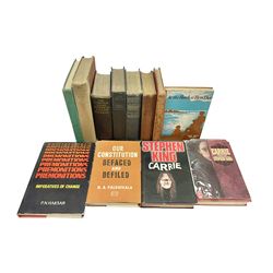 Collection of books, including D.H Lawre