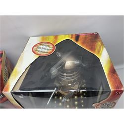 Dr. Who - four boxed collectables by Character Options and Wesco comprising Radio Controlled Dalek, Radio Controlled 1/4 scale K-9, Dalek and Tardis money banks (4)
