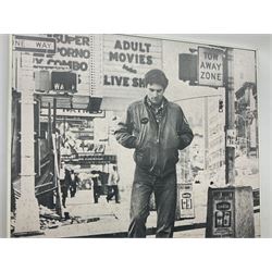 Taxi Driver film poster print, in silvered frame, H100cm