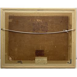 Arthur Reginald Smith (British 1872-1934): 'The Wharfe and Simon's Seat', watercolour signed, titled on exhibition label verso 36cm x 54cm 
Provenance: exh. The Fine Art Society London, May 1934, label verso