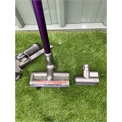 Dyson cordless vacuum cleaner with charging station, faulty for spares or repairs  - THIS LOT IS TO BE COLLECTED BY APPOINTMENT FROM DUGGLEBY STORAGE, GREAT HILL, EASTFIELD, SCARBOROUGH, YO11 3TX