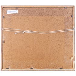 Richard Marshall (British 1944-2006): Hartlepool Harbour, oil on board signed 16cm x 21cm 