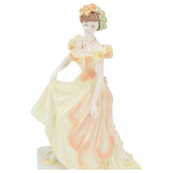 Coalport English Rose Collection, comprising May Queen and Sweet Juliet, both with certificates and original boxes  