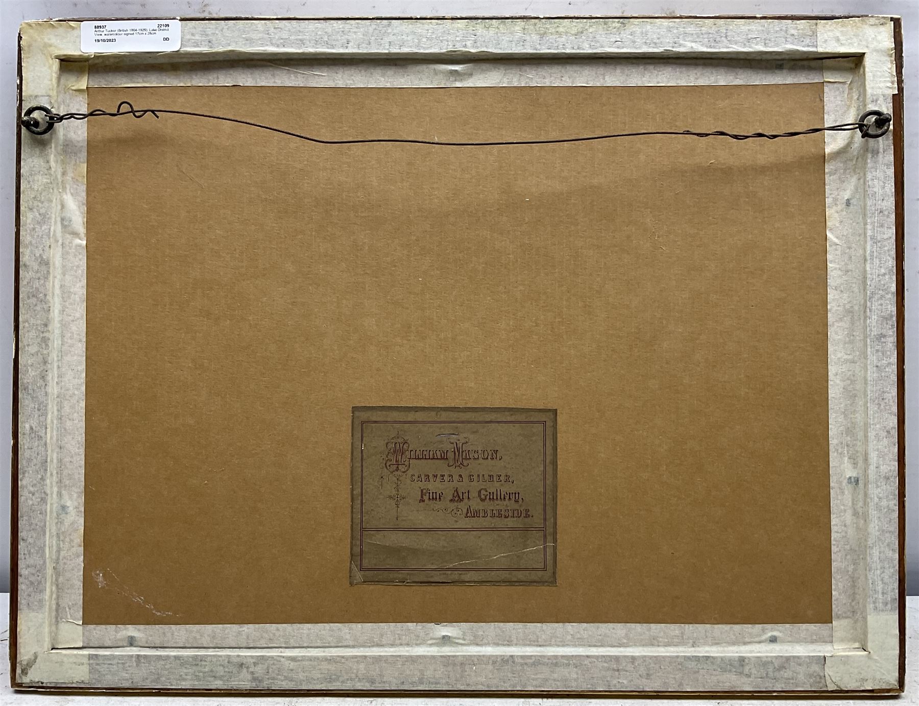 Arthur Tucker (British 1864-1929): Lake District View, watercolour signed 17cm x 28cm