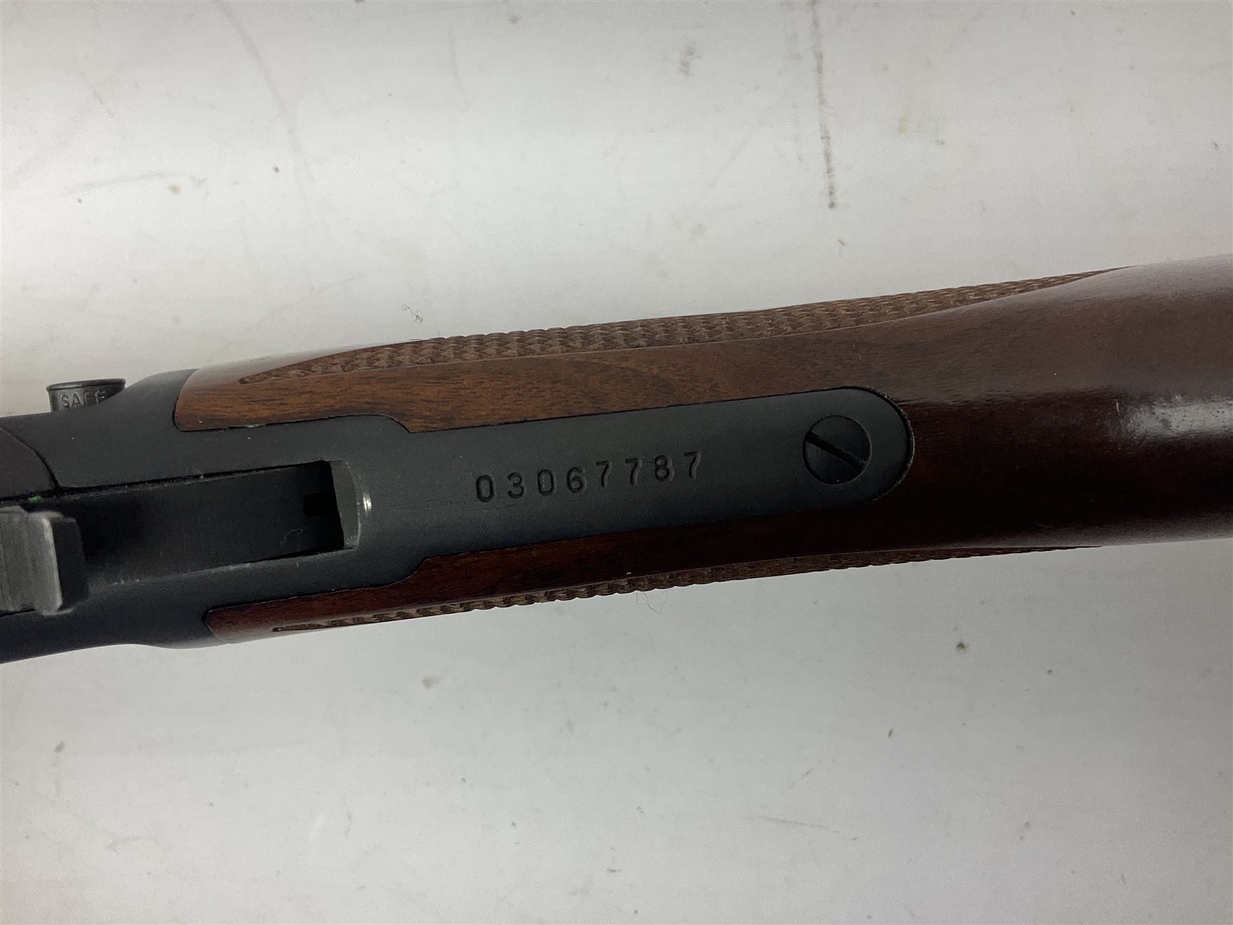 Marlin .38/357 Model 1894CS-357 Mag. or 38 Special underlever sporting rifle with 47cm barrel and sliding adjustable rear sight No.03067787 L91.5cm overall SECTION 1 FIRE-ARMS CERTIFICATE REQUIRED