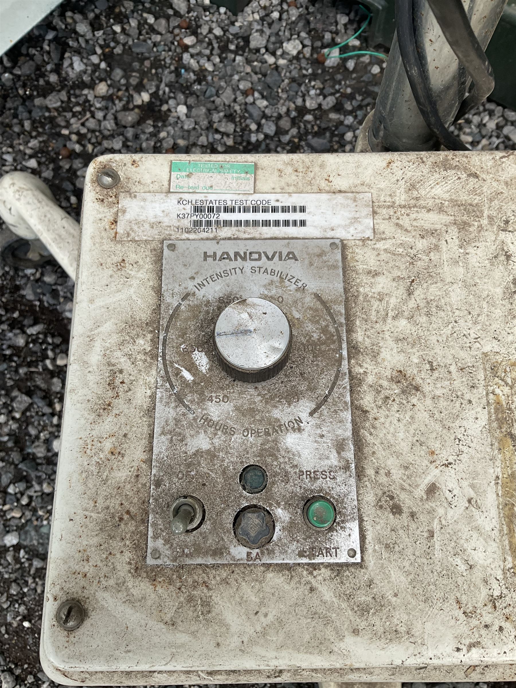 Hanovia Alpine Sun vintage Medical lamp - THIS LOT IS TO BE COLLECTED BY APPOINTMENT FROM DUGGLEBY STORAGE, GREAT HILL, EASTFIELD, SCARBOROUGH, YO11 3TX