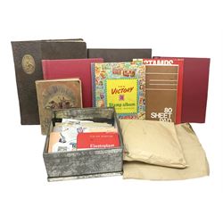 Great British and World stamps, including Queen Victoria and later, Lundy, Iran, Poland, Spain, USA etc, housed in albums and loose, in one box