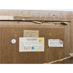 Peggy Wickham (British 1909-1978): 'Summer Flowers', watercolour signed, titled on 'Friends of Abbot Hall Picture Loan Scheme' label verso 53cm x 49cm 
Notes: Wickham was the daughter of Mabel Lucy Atwell and Harold Earnshaw.