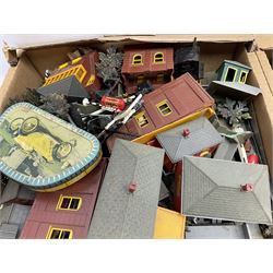 Tri-ang '00' gauge - Class 23 TC Pacific (Hiawatha) 4-6-2 locomotive and tender No.2335; Princess Class 4-6-2 locomotive and tender 'Princess Elizabeth' No.46201; Class 3F Jinty locomotive No.47606; Class 57XX 0-6-0 Pannier Tank locomotive No.8751, boxed; quantity of coaches and wagons; large quantity of track, trackside buildings and accessories.