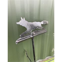Wrought metal oversized weather vane - THIS LOT IS TO BE COLLECTED BY APPOINTMENT FROM DUGGLEBY STORAGE, GREAT HILL, EASTFIELD, SCARBOROUGH, YO11 3TX