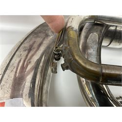 Salvation Army Class A Bb tuba for restoration or display H79cm