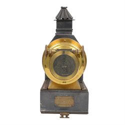 Late 19th century 'The Prestantia' brass and tin plate magic lantern by Riley Bros Ltd Bradford