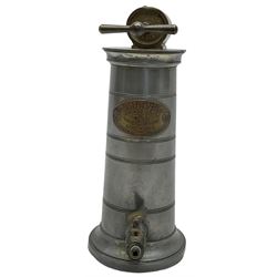 French metal irrigator by Jeannie Paris, and marked Veritable Irrigateur system de eguisier, H23cm