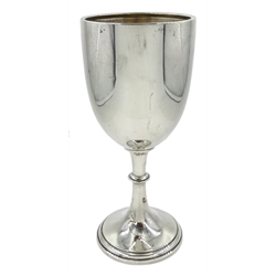 Silver cup by William Neale & Son Ltd, Birmingham 1930, H19cm, approx 5.5oz